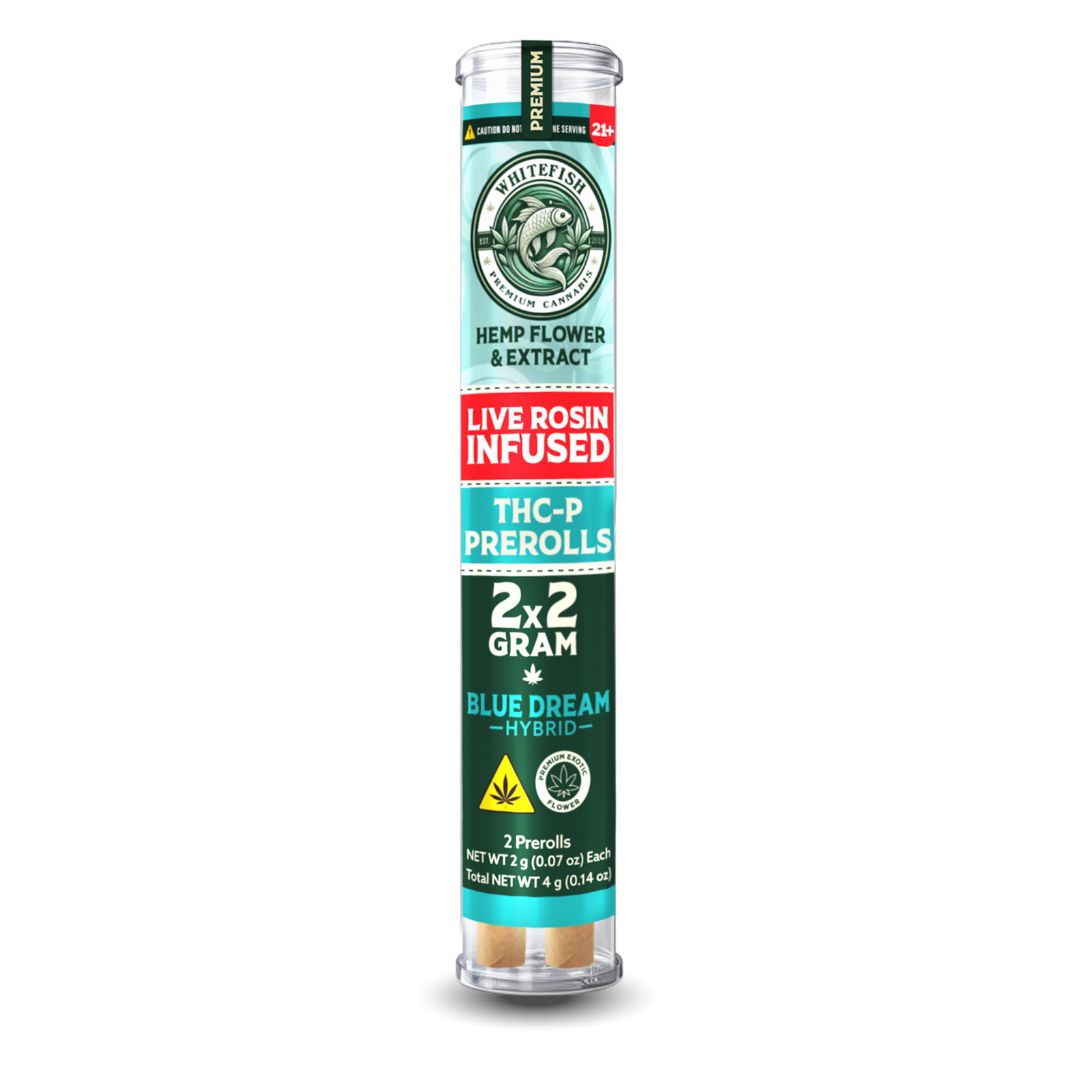 WhiteFish 2x2g Rosin-Infused Pre-Rolls