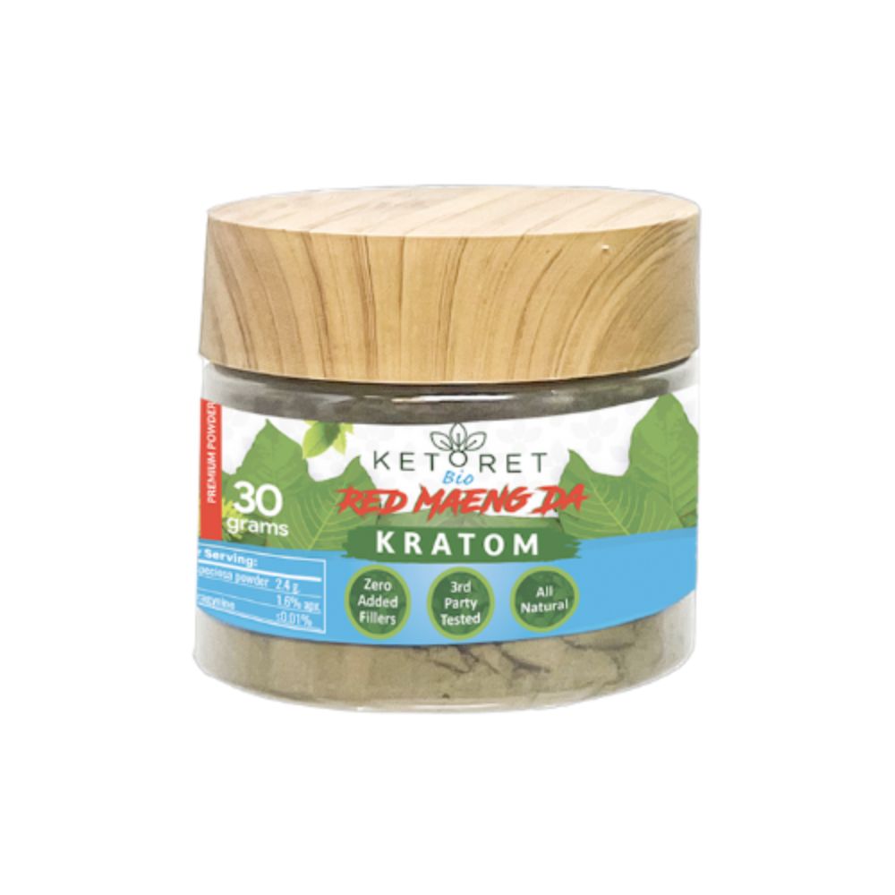 Red Maeng Da Kratom Powder Jars