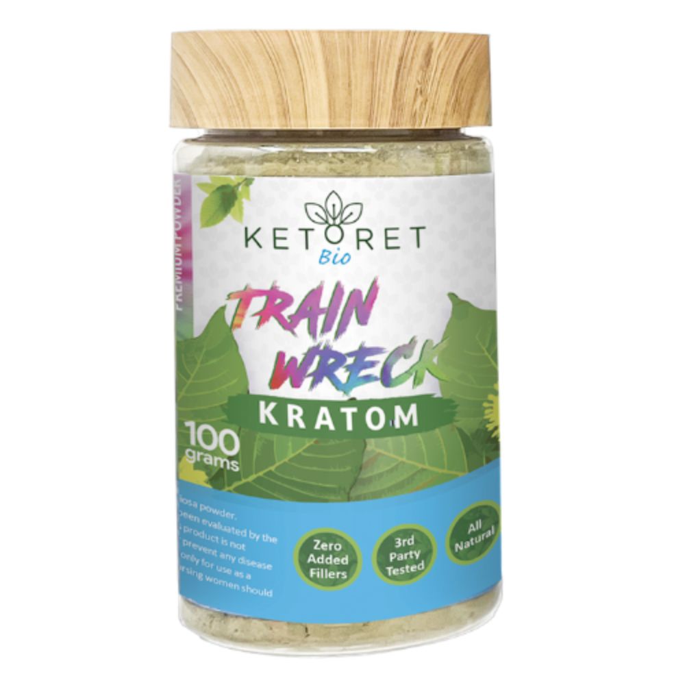 Trainwreck Kratom Powder Jars