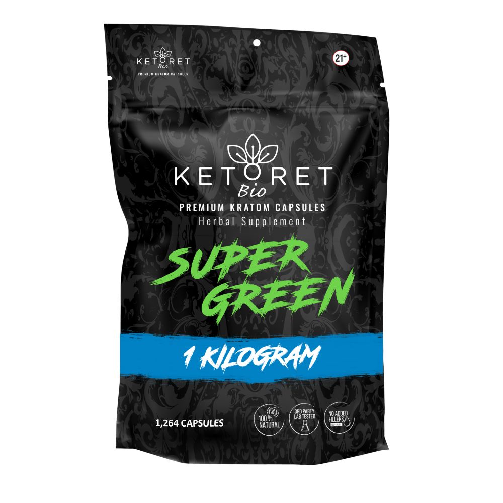 Ketoret Bio - Super Green Kratom Capsules