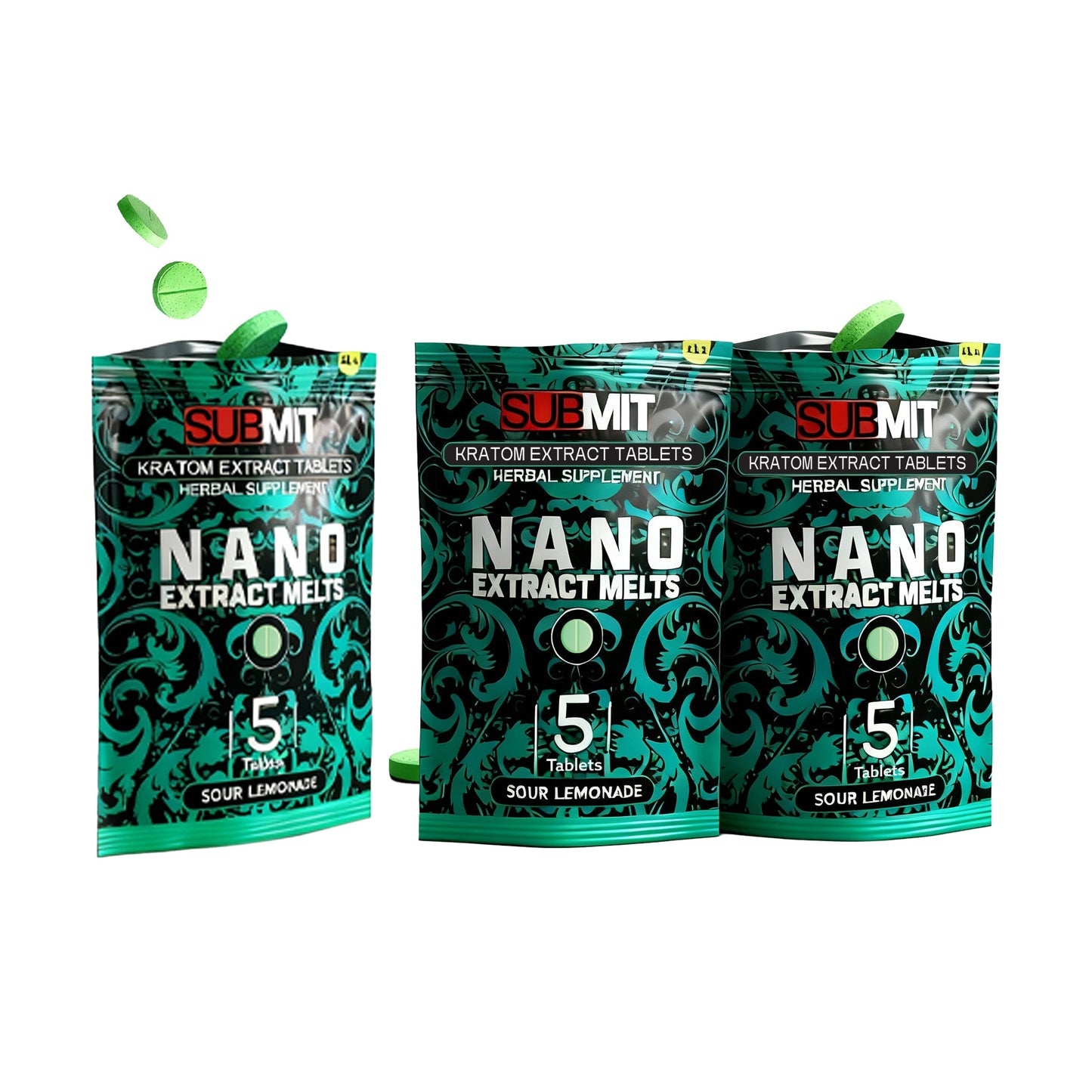 Sour Lemonade Nano Kratom Extract Tablets