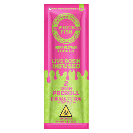 WhiteFish Single 2g Rosin-Infused Pre-Rolls